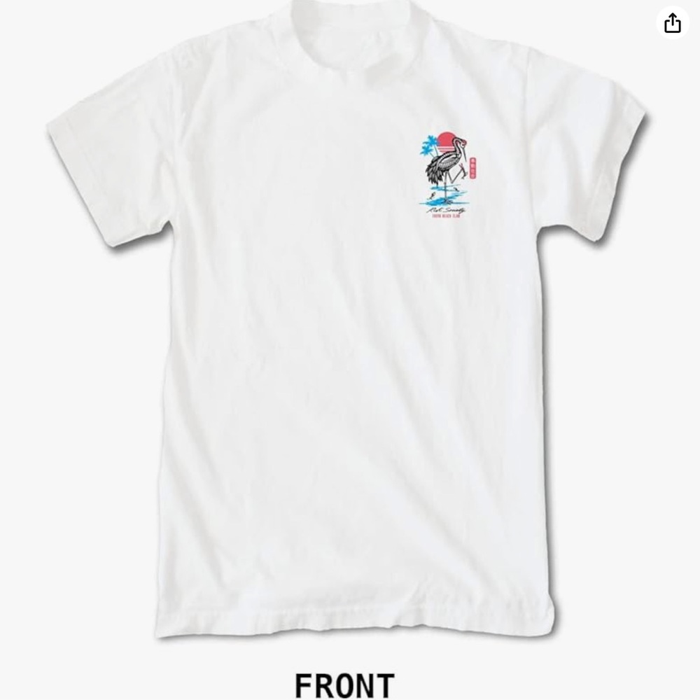 NWT Riot Society Men’s Crane Skeleton T-Shirt